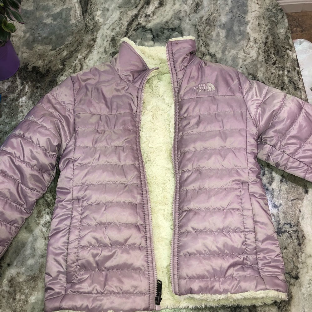North-face reversible zippered jacket, size 10/12